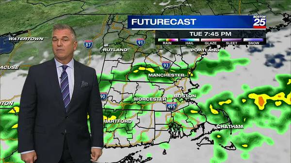 Boston 25 News Monday night forecast