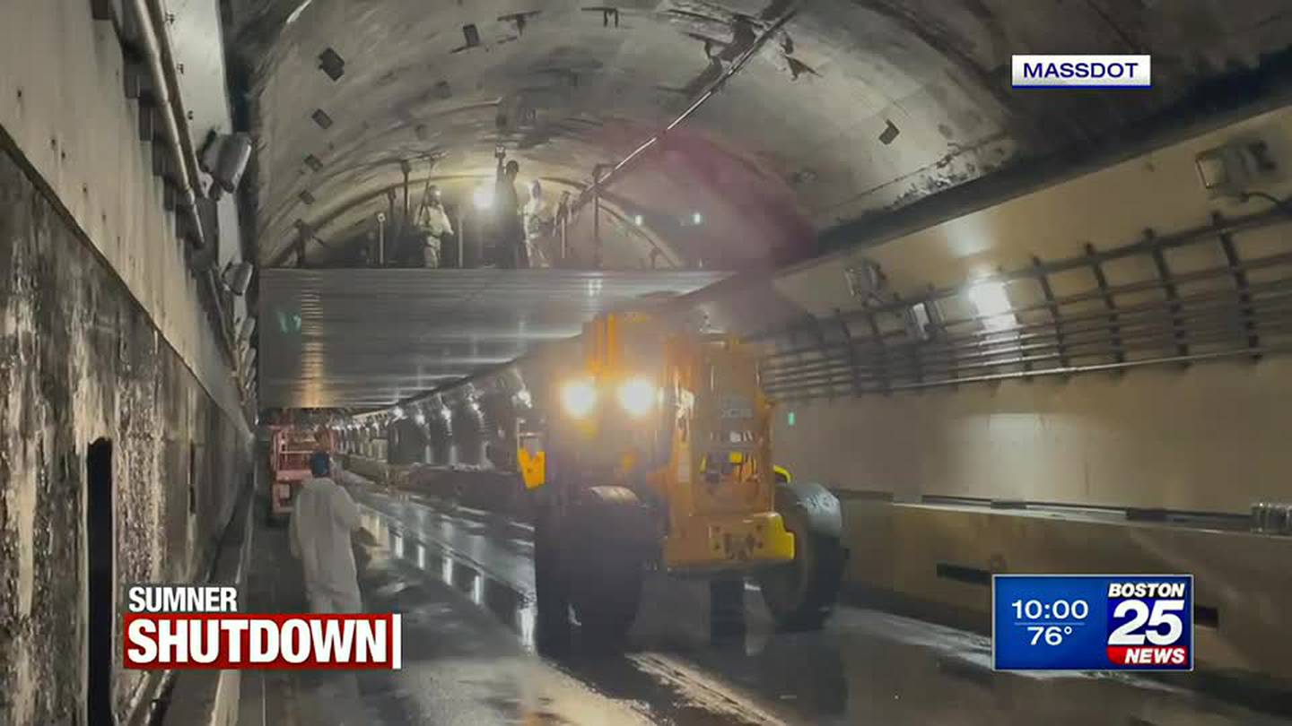‘We’ll see how it goes’ Day 1 of Sumner Tunnel shutdown Boston 25 News
