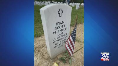 Gold Star family gets to virtually visit gravesite of deceased Air Force captain thanks to stranger on Twitter