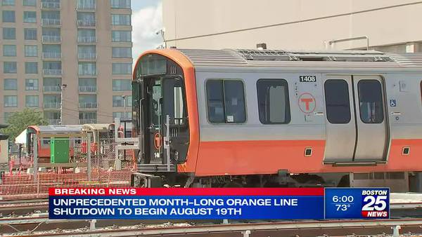 Complete shutdown of Orange Line coming this month. Here’s everything riders need to know