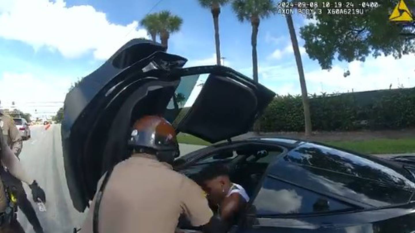 Police release body cam footage from Dolphins WR Tyreek Hill's arrest.