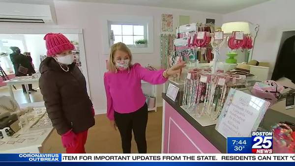 Cape Cod woman with autism turns mask-holder creations into online business