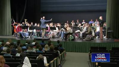 U.S. Marine Band Director shares expertise with students in advance of Worcester, Boston concerts