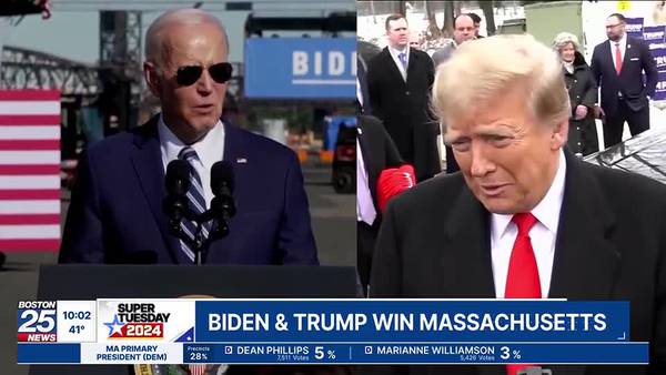 Trump and Biden win big in Mass. setting up a likely November rematch