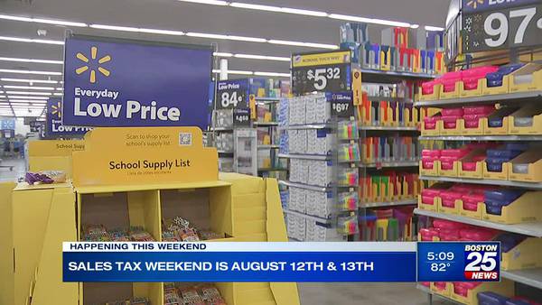Massachusetts shoppers and retailers prepare for Sales Tax Holiday weekend
