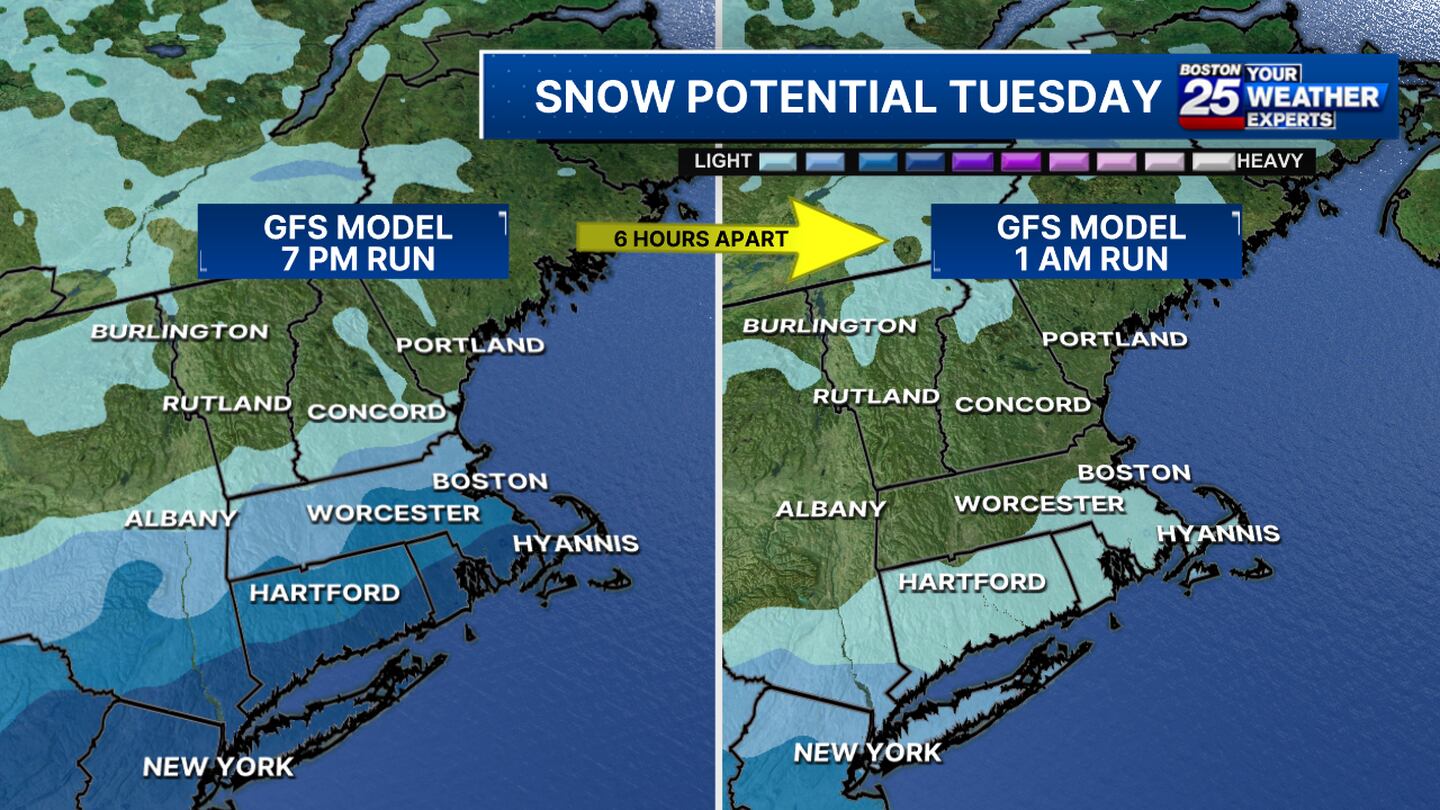 潜在的东北风暴将于下周初席卷马萨诸塞州，带来雪和雨