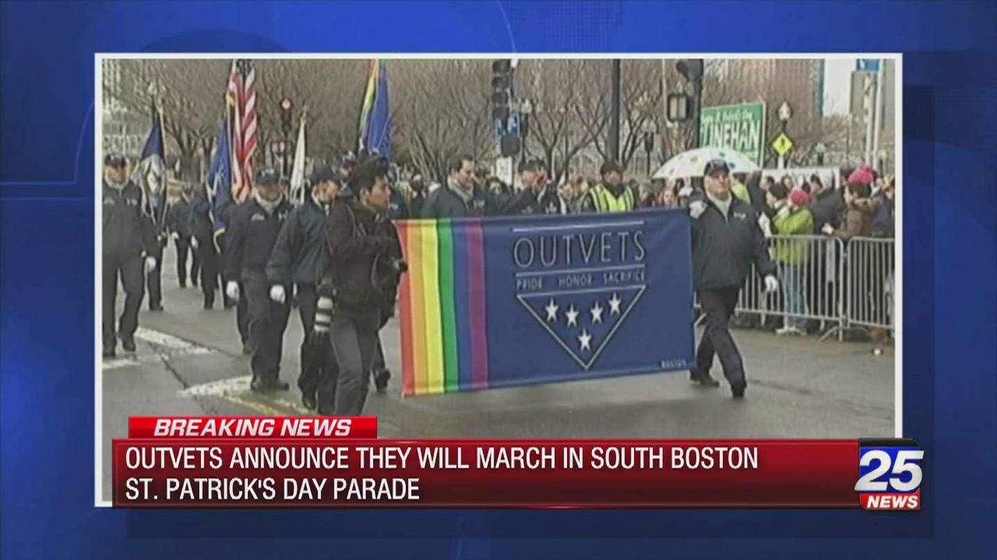 OUTVETS will march in Southie St. Patrick's Day parade Boston 25 News