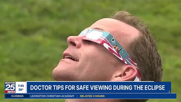 Doctor tips for safe viewing during the eclipse