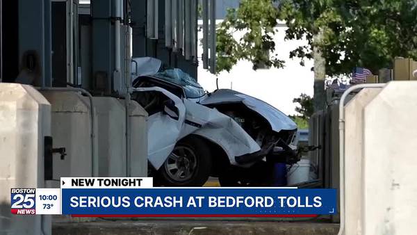 Serious crash at tolls in Bedford, NH