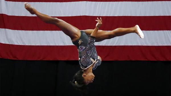 Simone Biles sweeps all 4 events on way to 5th US Championship in Boston