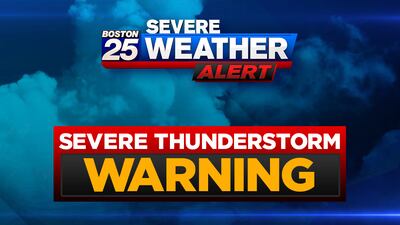 Severe thunderstorm warning issued for parts of New Hampshire