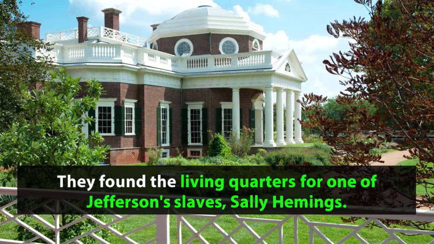 Historians Find Sally Hemings Room In Thomas Jefferson S Monticello Boston 25 News