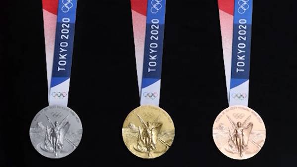 2020 Tokyo Olympic medals made of recycled electronics unveiled