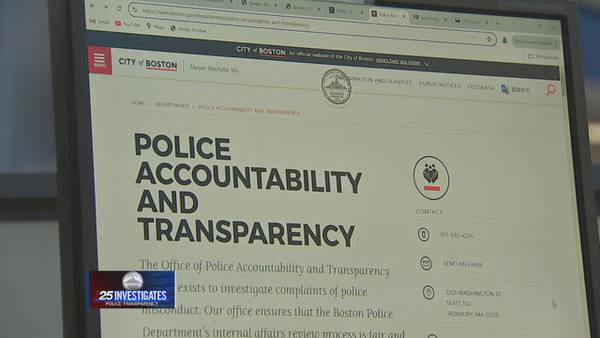 25 Investigates: Boston’s police transparency unit is opaque