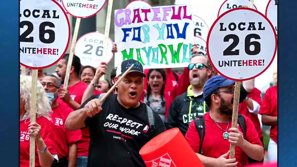 Boston hotel workers poised to strike if deal isn’t reached by Sunday