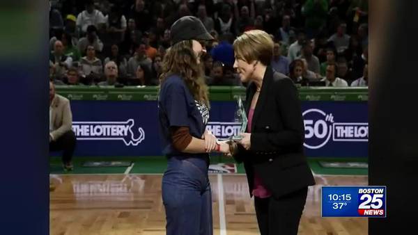 Teen awarded at Celtics game for climate change activism