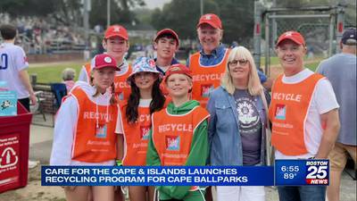 “CARE for the Cape and Islands” launches recycling program for Cape ballparks