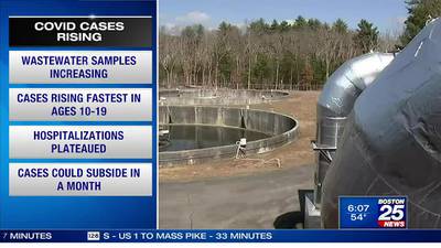 Wastewater tracker shows COVID-19 cases on the rise