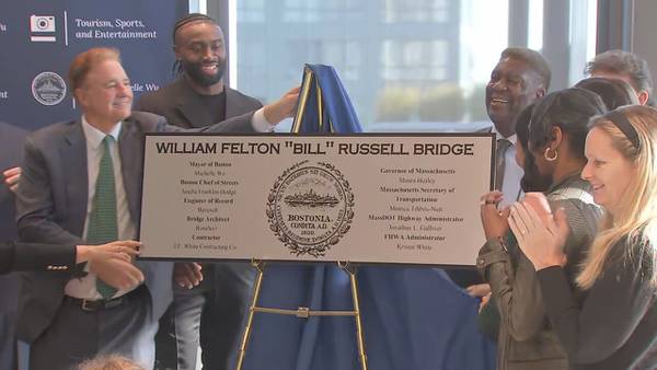 ‘He would be so proud’: New name for historic Boston bridge honors Bill Russell 