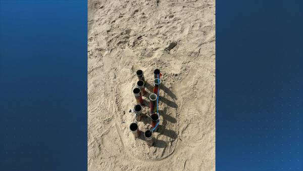 Concerned citizen finds unexploded fireworks on Yarmouth beach