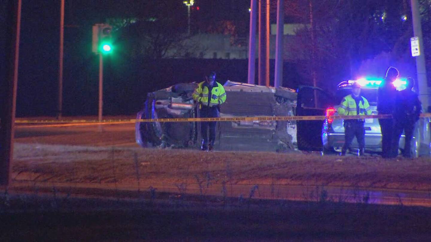 3rd teen dies from injuries suffered in rollover wreck near UMass Boston campus, state police say