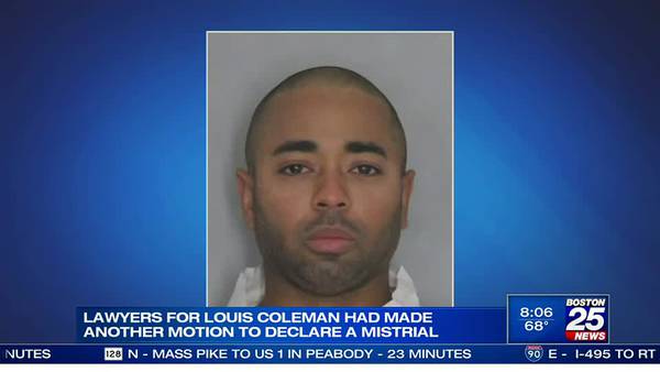Lawyers for Louis Coleman make another motion to declare mistrial