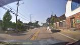 Watch: Dashcam video captures partial building collapse in Plainville town center