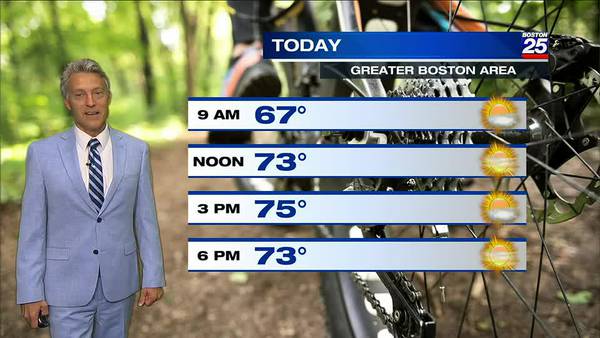 Boston 25 Saturday morning weather forecast