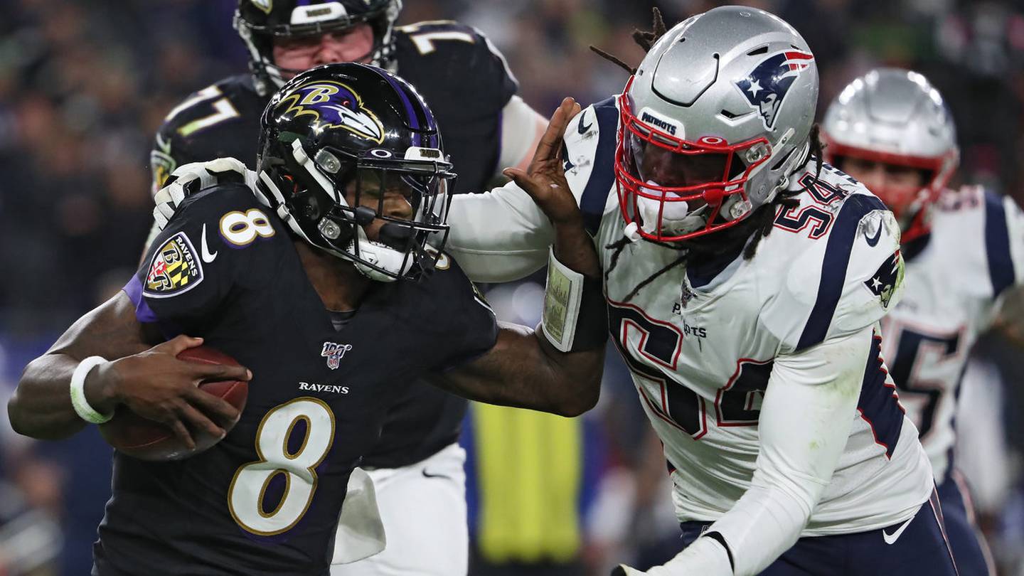 Jackson, Ravens hand first loss to Patriots – Lowell Sun