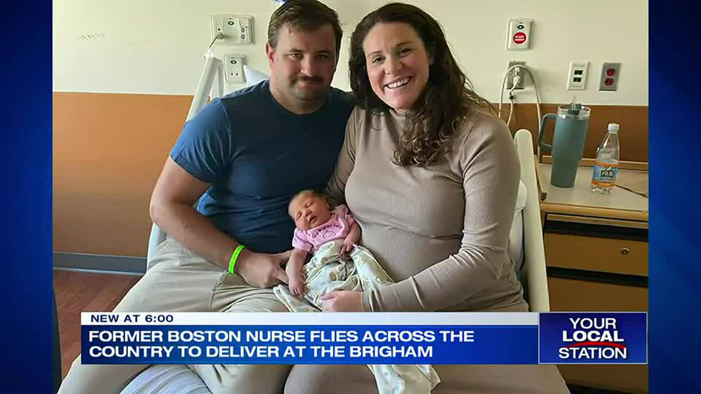 Former Boston nurse flies across country to deliver her baby at ...