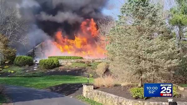 ‘Beautiful, beautiful home’: Topsfield mansion next to golf course destroyed in massive blaze 