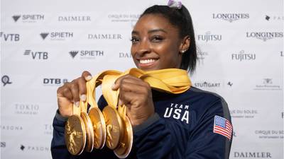 Simone Biles named female Olympic athlete of the year at Team USA Awards