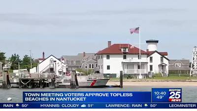Nantucket votes to allow anyone to go topless on beaches