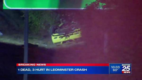 Leominster crash kills one, sends three others to hospital