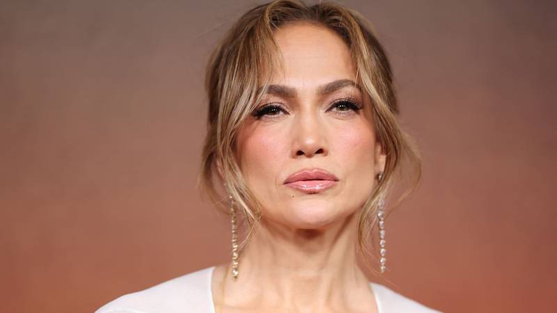 NAUCALPAN DE JUAREZ, MEXICO - MAY 21: Jennifer Lopez poses during the 'Atlas' Mexico City Fan Event at Plaza Toreo Parque Central on May 21, 2024 in Naucalpan de Juarez, Mexico. (Photo by Hector Vivas/Getty Images)