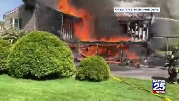 Lawnmower believed to be cause of Methuen fire