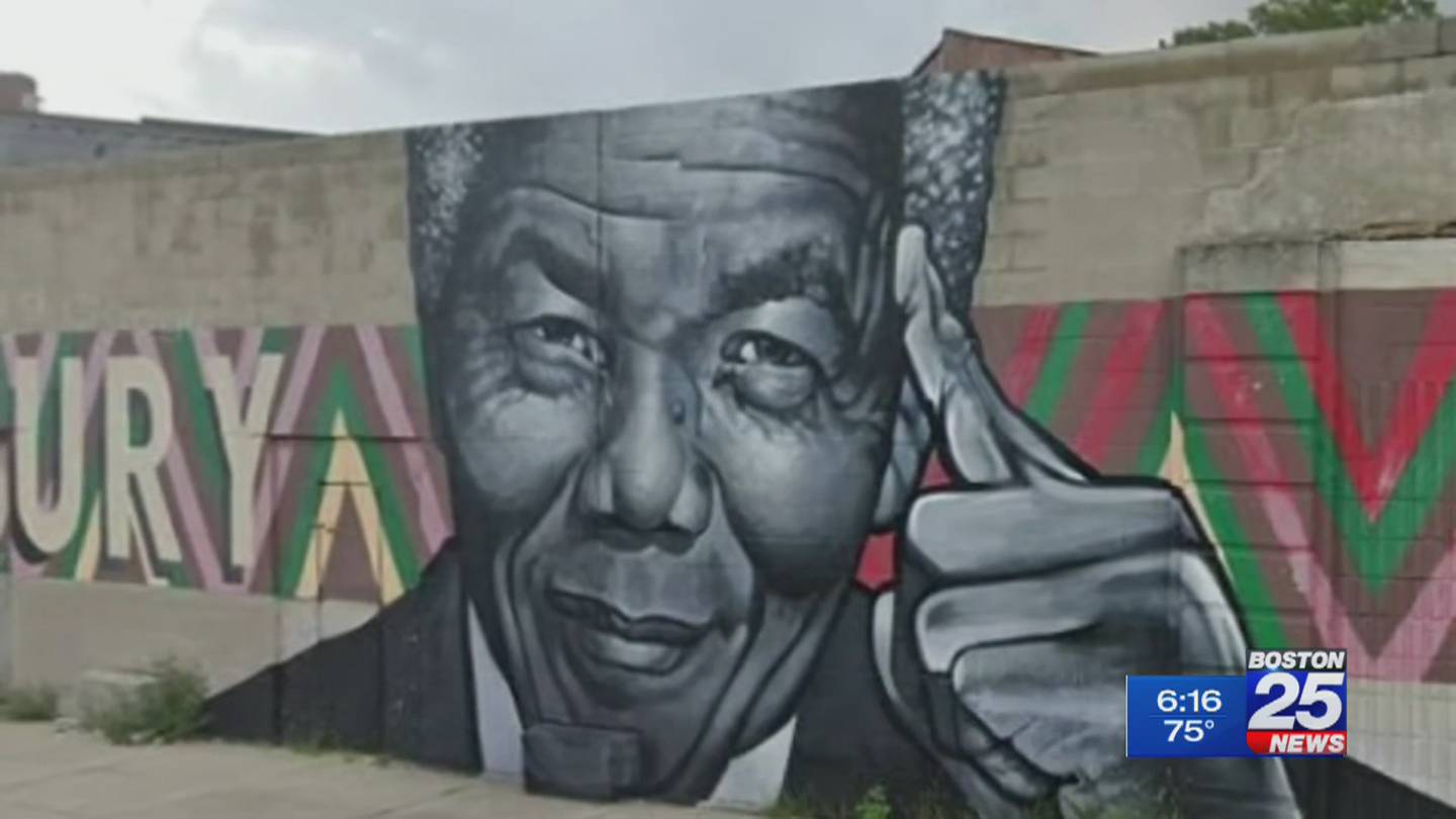 Only In Boston on X: The City of Champions mural in Brockton is a  masterpiece.  / X