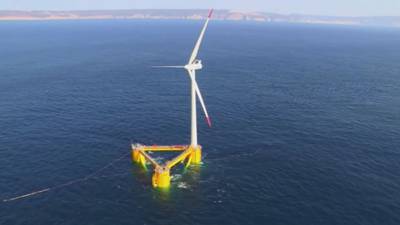 Construction of the nation’s first large-scale wind farm now underway off the Massachusetts coast