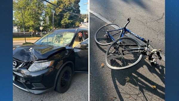 Driver cited after striking cyclist at NH intersection, police say