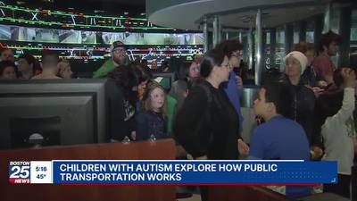 MBTA Nerve Center visit scores with autism families