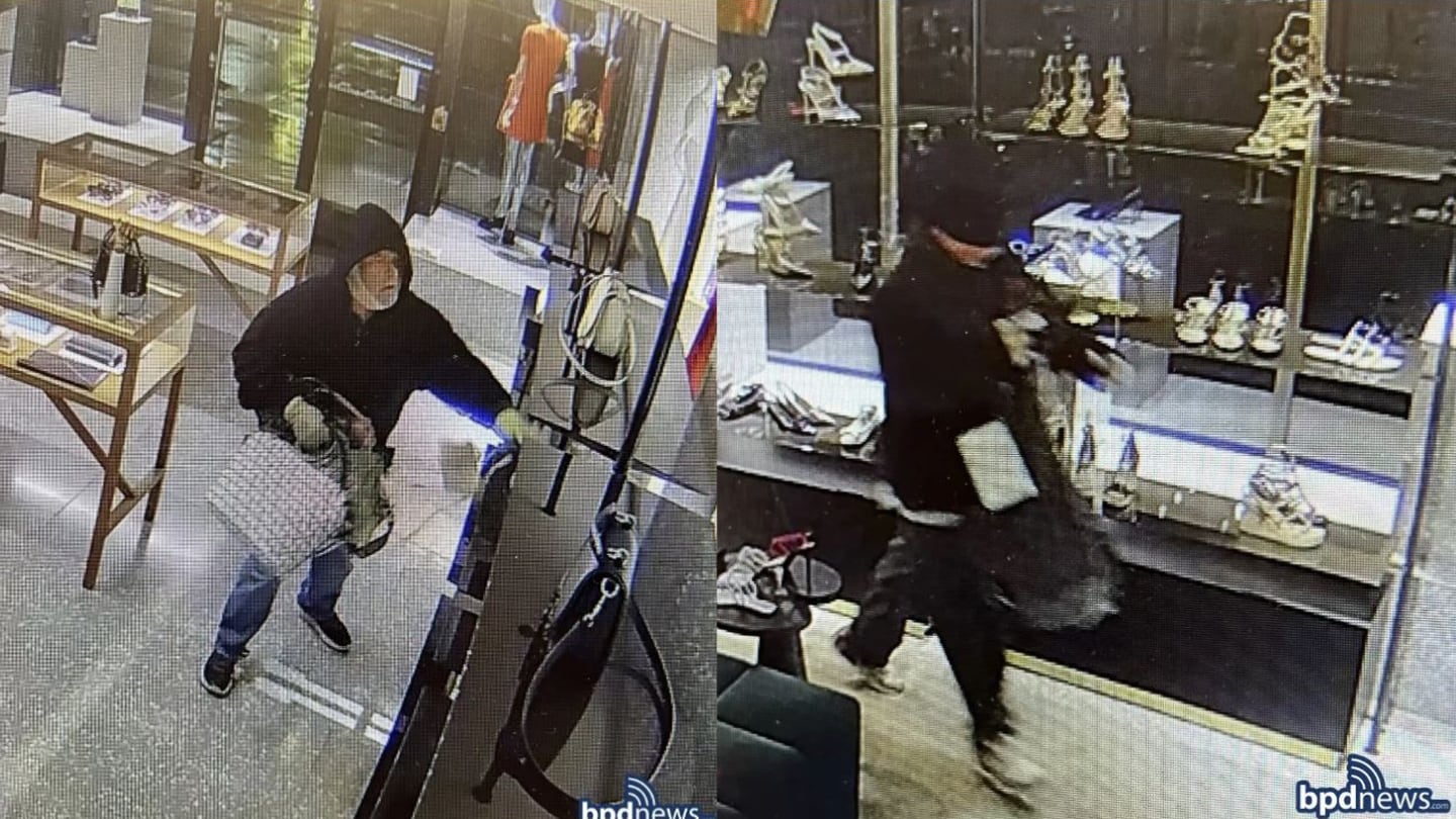 波士顿警方寻求协助确认身份，男子被指控从纽伯里街商店偷走了价值3万美元的物品