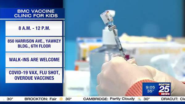 Boston Medical Center clinic offers COVID-19, flu and other vaccines to children