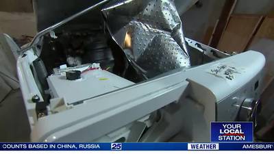 “I thought a bomb went off”: Watertown man says his washing machine exploded mid-wash
