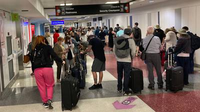 Flight cancelations, delays causing nightmare for travelers at Boston’s Logan Airport