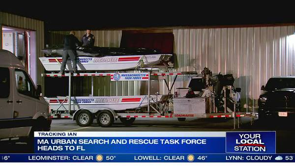 Mass. task force heads to Florida to assist with hurricane relief efforts