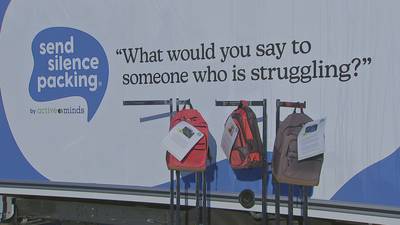 Exhibit at Patriot Place raising awareness about mental health and suicide  