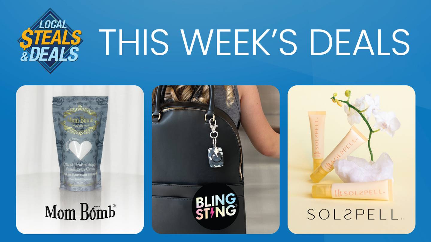 Local Steals & Deals: Stocking Stuffer Must-Haves with Bling Sting, Mom  Bomb, and Solspell – Boston 25 News