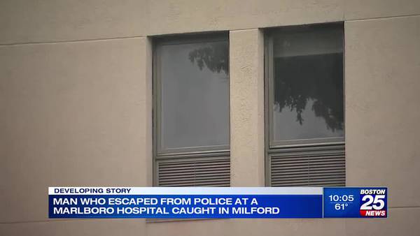 Suspect back in police custody after escaping from Marlborough hospital during medical procedure