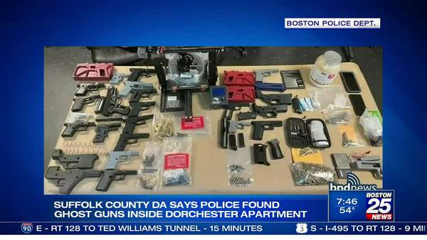 Suffolk County DA says police found ‘ghost gun mill’ inside Dorchester home