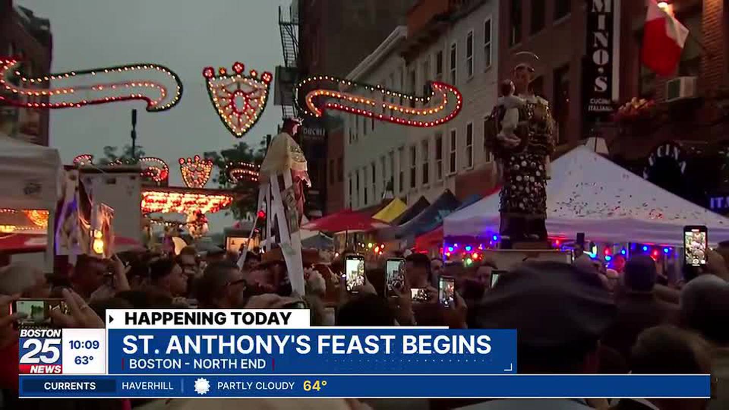 St. Anthony’s feast in the North End begins Boston 25 News